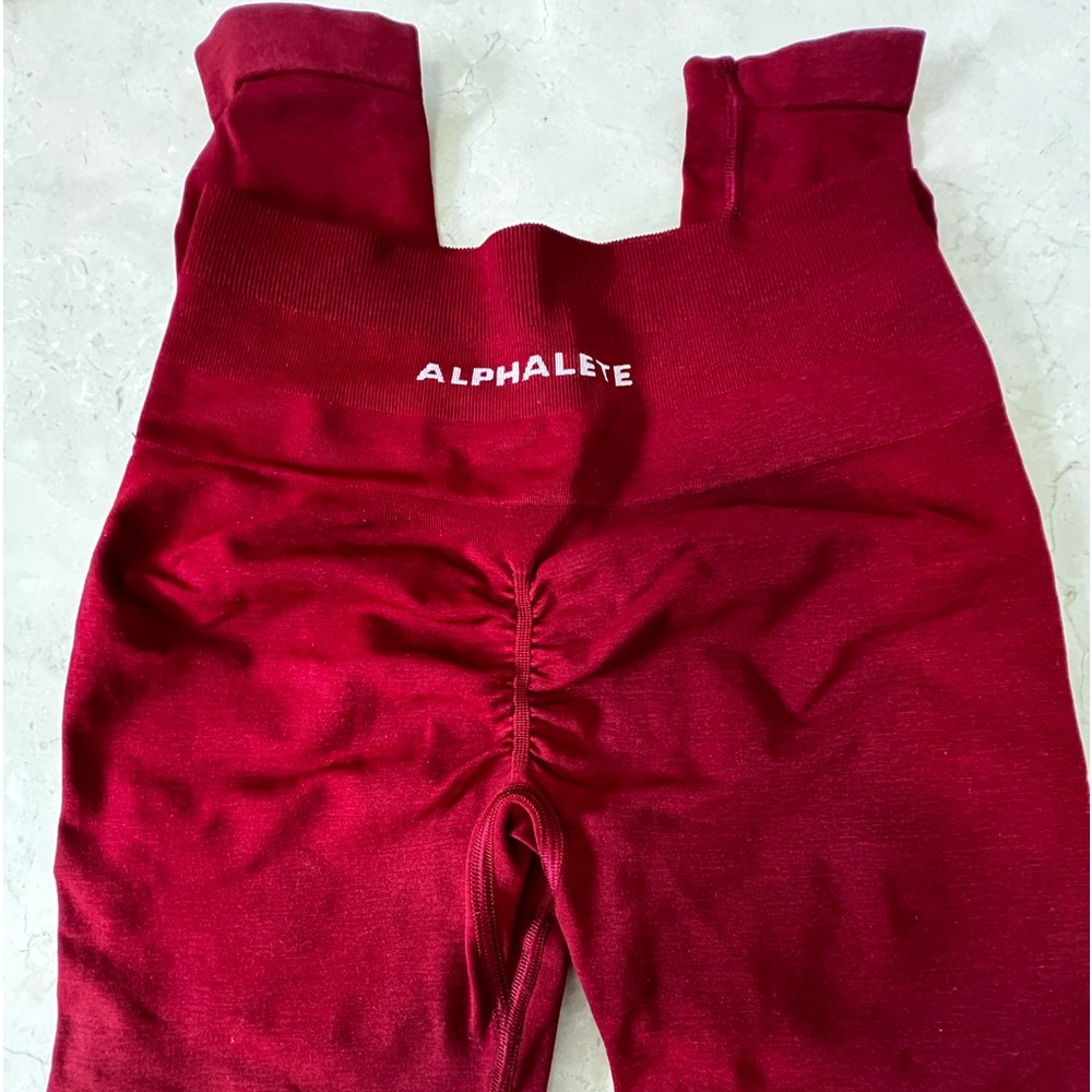 Alphalete red legging ❤️